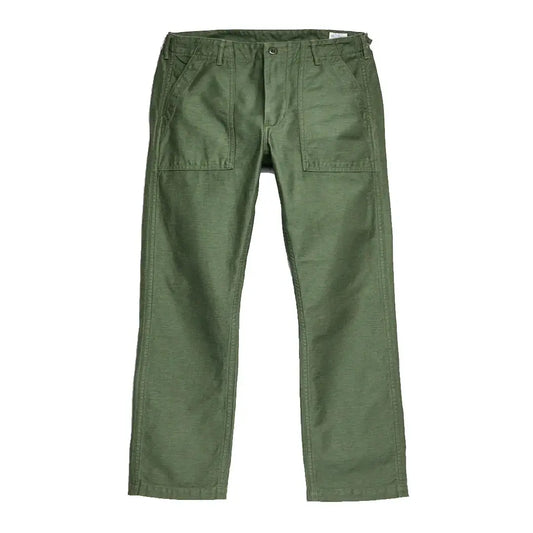 OrSlow Slim Fatigue Pants in Army