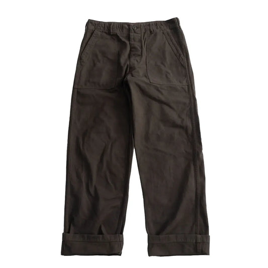 orSlow 01-5002-52K – Fatigue Pants Brushed Flannel Standard Fit – Coffee Brown