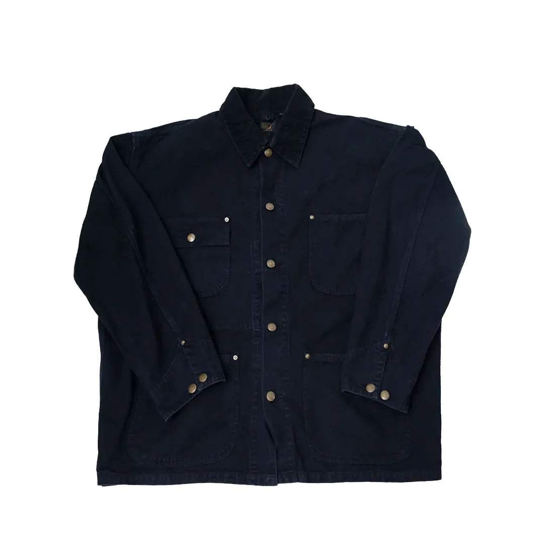 OrSlow 01-6034-61S Relaxed Fit Coverall Jacket – Black