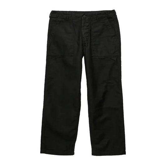 orSlow Straight Fit Fatigue Pants in Black